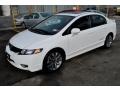 2009 Taffeta White Honda Civic Si Sedan  photo #4