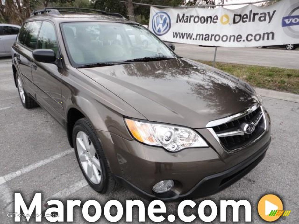 2009 Outback 2.5i Special Edition Wagon - Deep Bronze Metallic / Warm Ivory photo #1