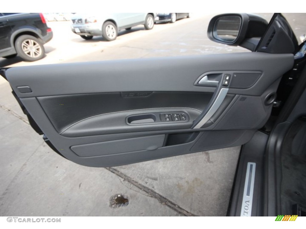 2012 Volvo C70 T5 Off Black Door Panel Photo #59642753