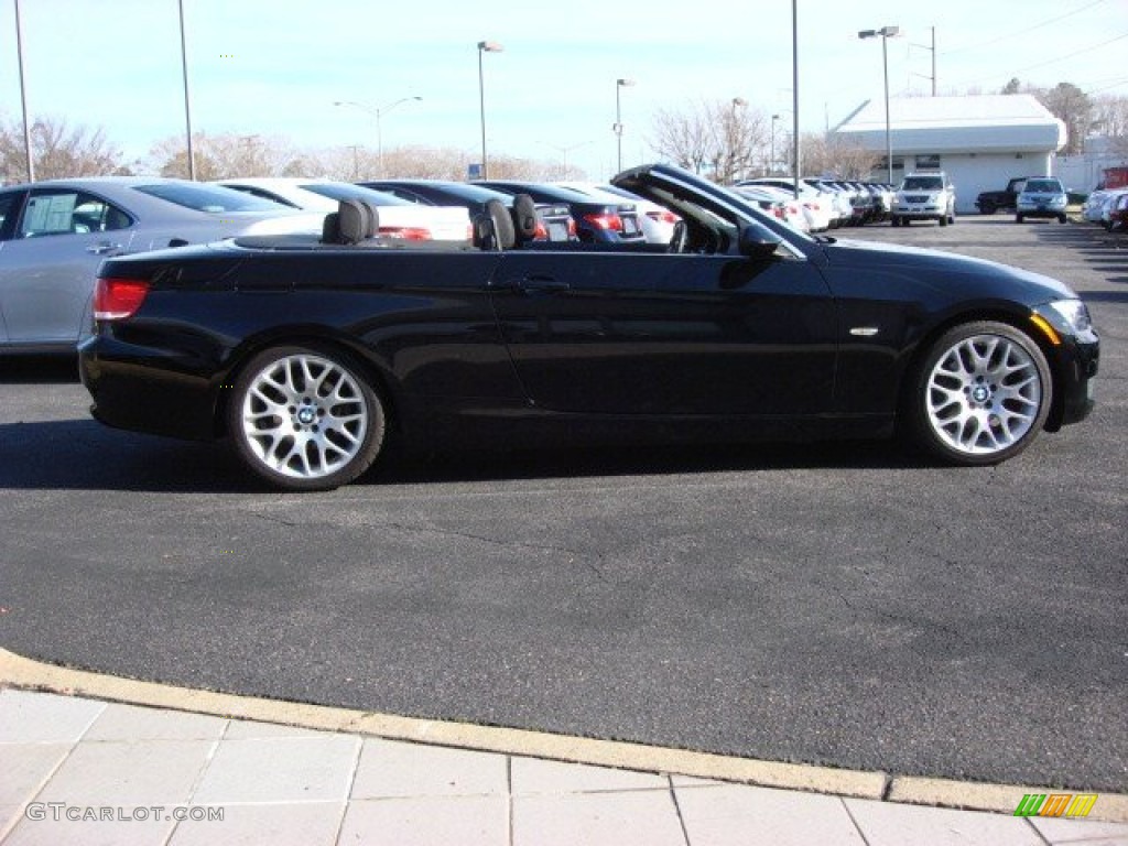 2009 3 Series 328i Convertible - Jet Black / Black photo #3