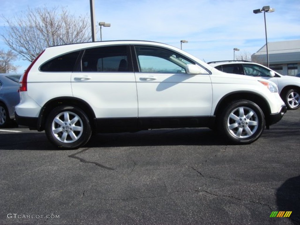 2008 CR-V EX-L 4WD - Taffeta White / Gray photo #3