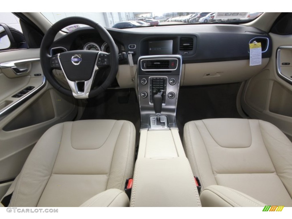 2012 Volvo S60 T5 Soft Beige Dashboard Photo #59643649