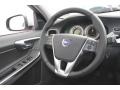 2012 Volvo S60 Off Black/Anthracite Black Interior Steering Wheel Photo