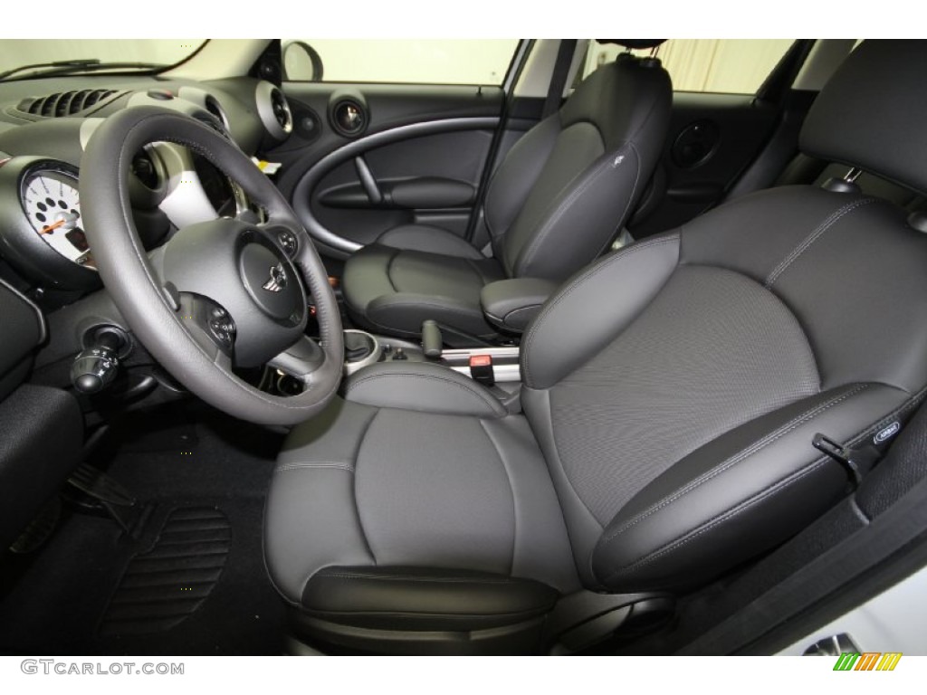 Carbon Black Interior 2012 Mini Cooper S Countryman Photo #59644472