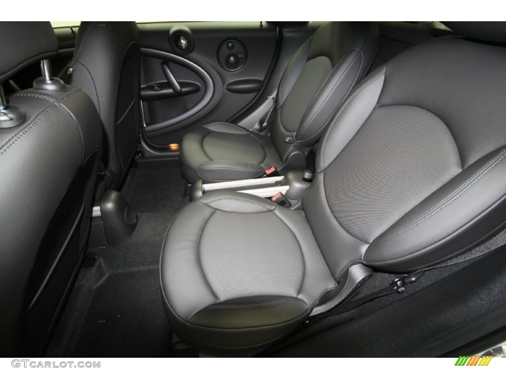 Carbon Black Interior 2012 Mini Cooper S Countryman Photo #59644481
