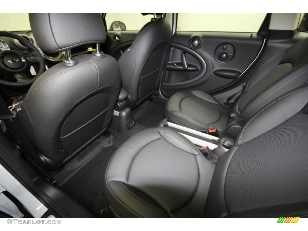 Carbon Black Interior 2012 Mini Cooper S Countryman Photo #59644580