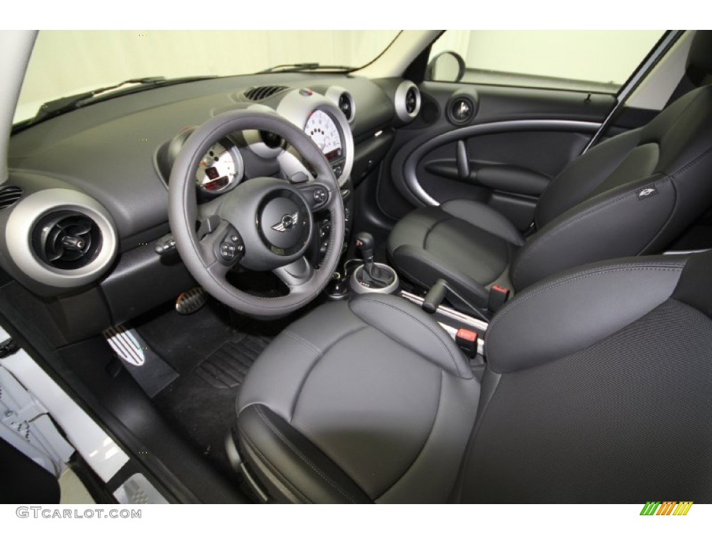 Carbon Black Interior 2012 Mini Cooper S Countryman Photo #59644649