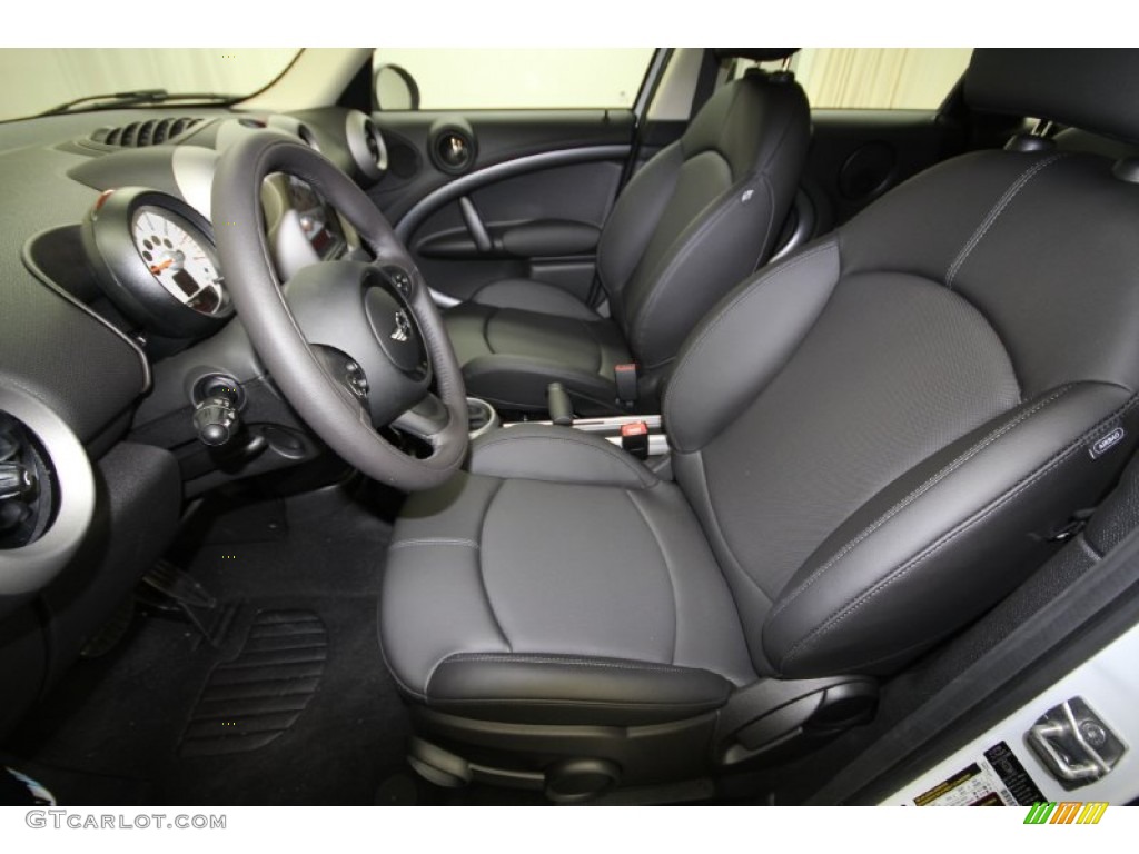 Carbon Black Interior 2012 Mini Cooper S Countryman Photo #59644721