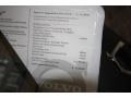 2012 Volvo XC90 3.2 R-Design Window Sticker