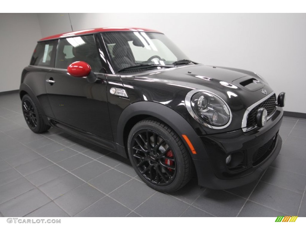 Midnight Black Metallic 2012 Mini Cooper John Cooper Works Hardtop Exterior Photo #59645105