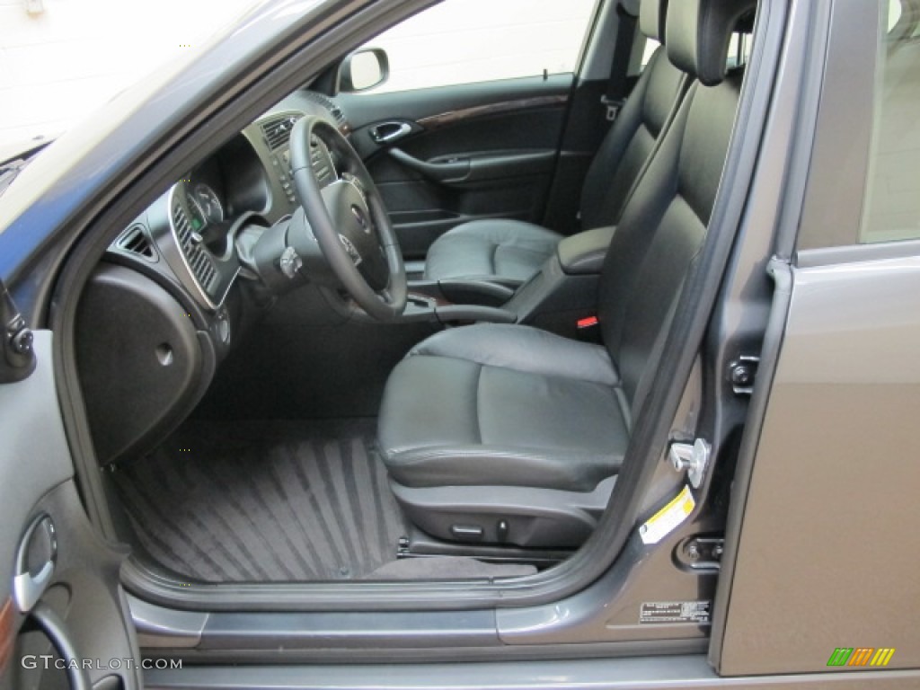 Black Interior 2010 Saab 9-3 2.0T Sport Sedan XWD Photo #59645321