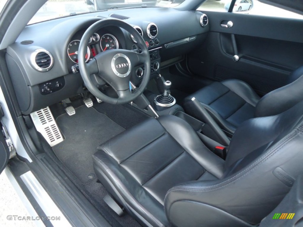 Ebony Interior 2004 Audi TT 1.8T quattro Coupe Photo #59645633