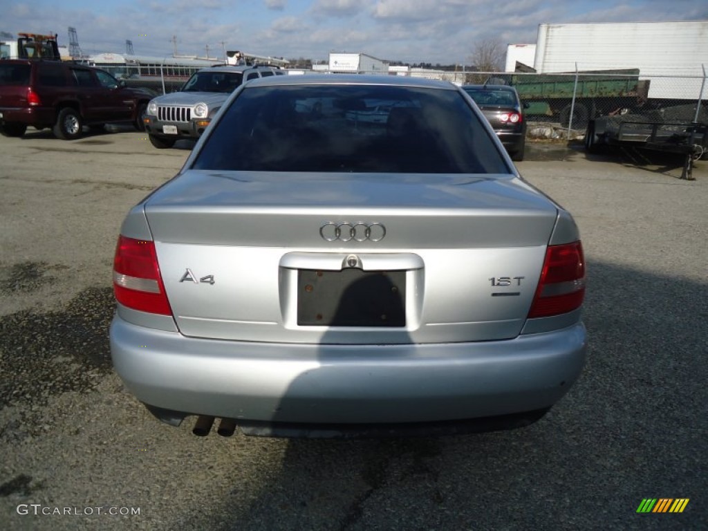 1999 A4 1.8T quattro Sedan - Aluminum Silver Metallic / Onyx photo #8