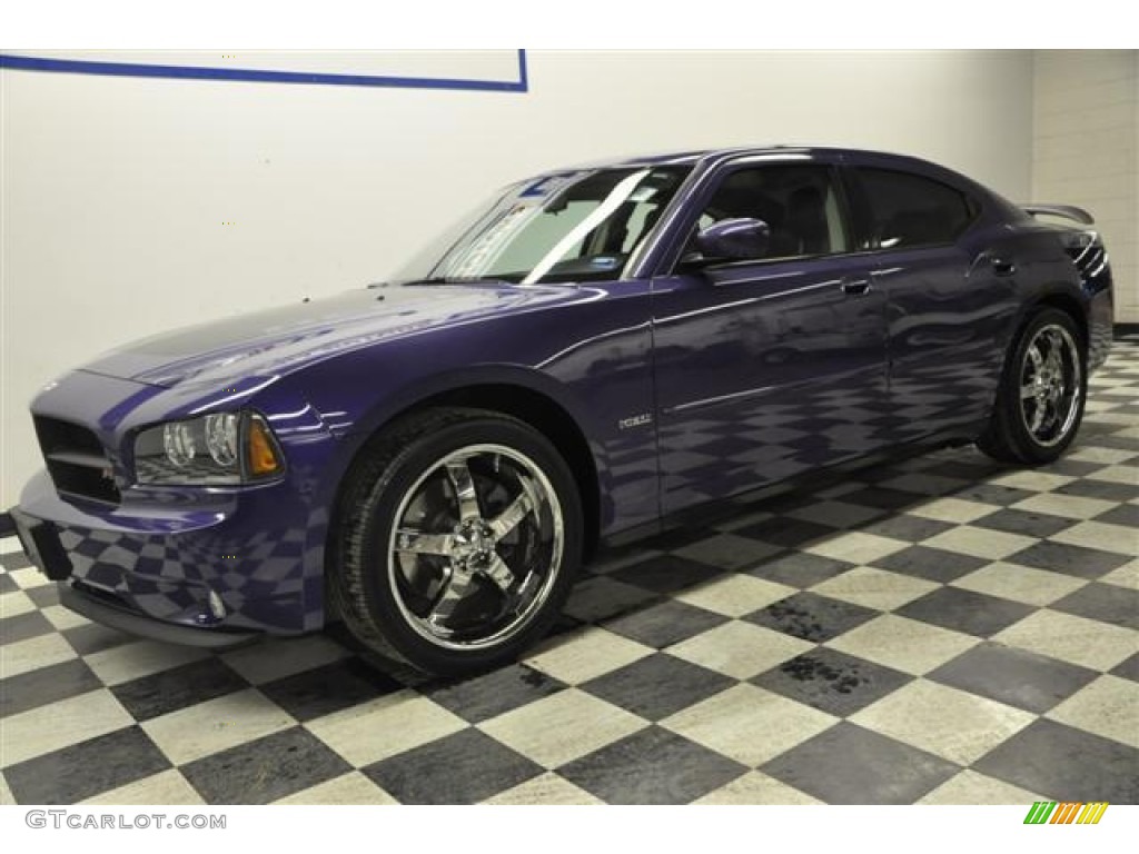 2007 Charger R/T - Plum Crazy Pearl / Dark Slate Gray/Light Slate Gray photo #1