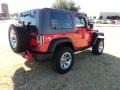 2007 Flame Red Jeep Wrangler X 4x4  photo #3