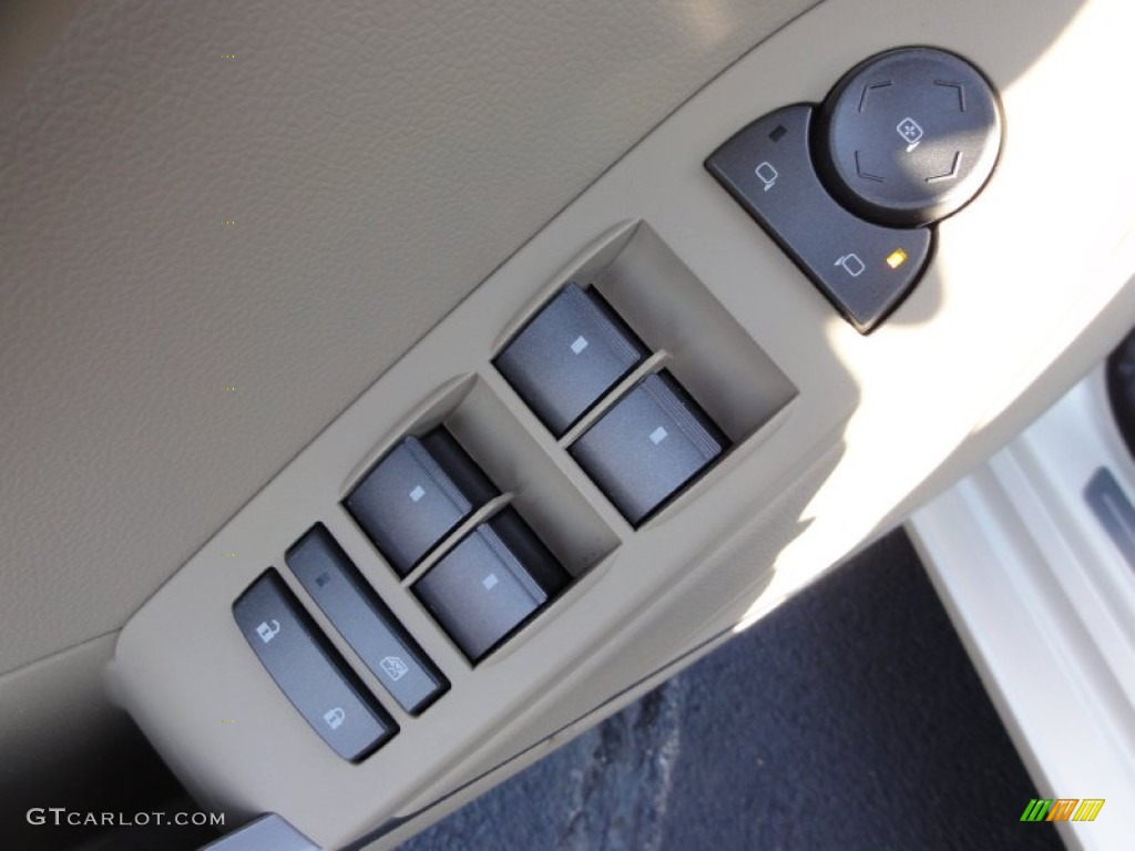 2009 CTS 4 AWD Sedan - White Diamond Tri-Coat / Cashmere/Cocoa photo #15