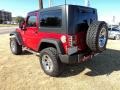 2007 Flame Red Jeep Wrangler X 4x4  photo #4