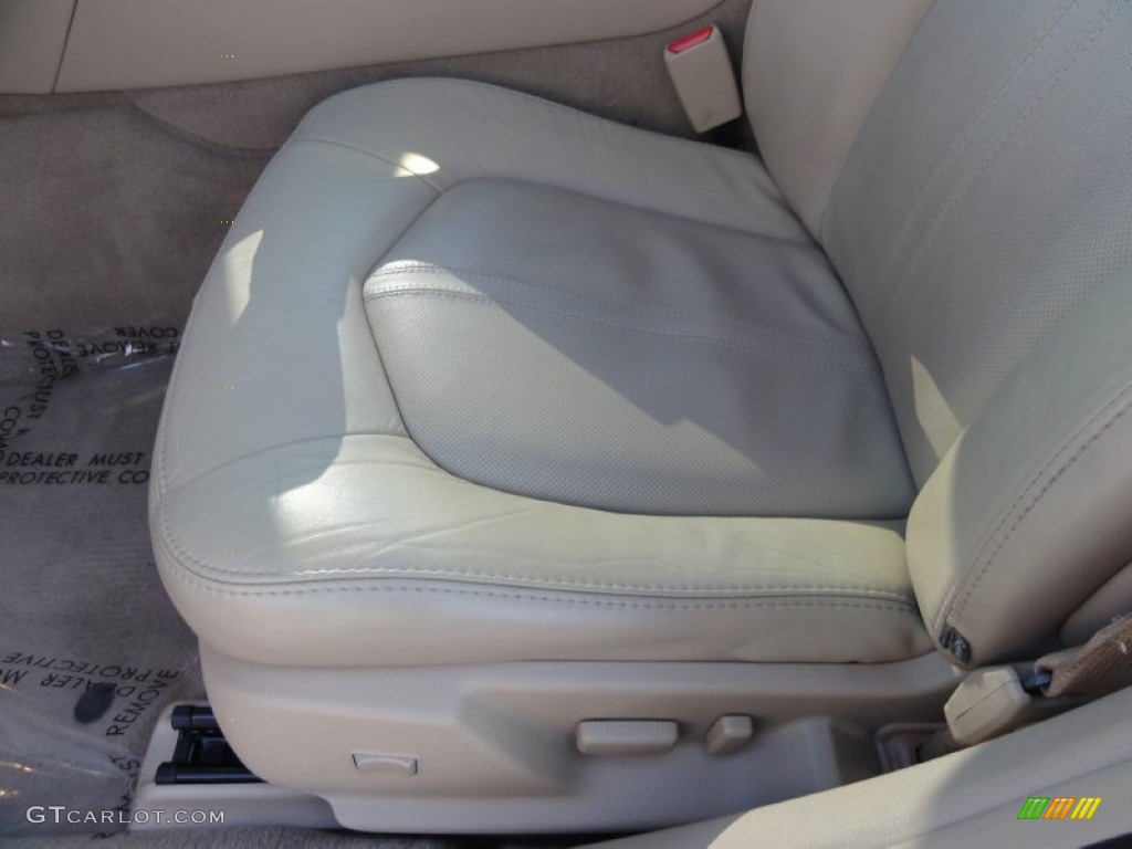 2009 CTS 4 AWD Sedan - White Diamond Tri-Coat / Cashmere/Cocoa photo #16