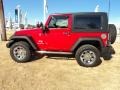 2007 Flame Red Jeep Wrangler X 4x4  photo #5
