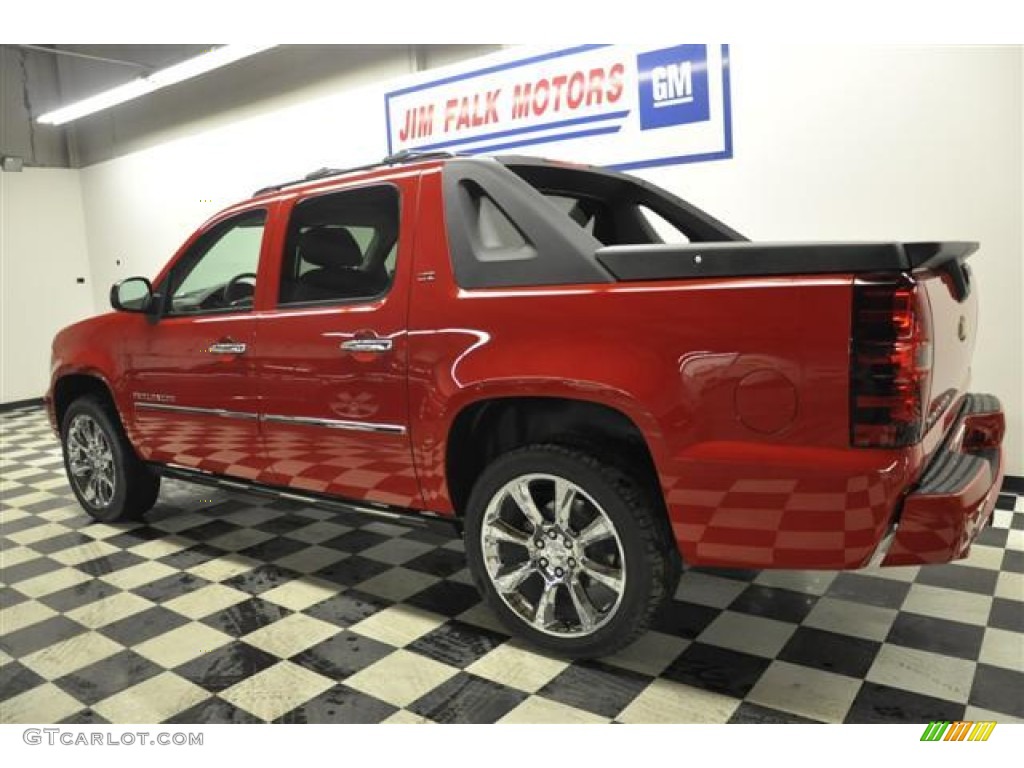 2012 Avalanche LTZ 4x4 - Victory Red / Dark Titanium/Light Titanium photo #3