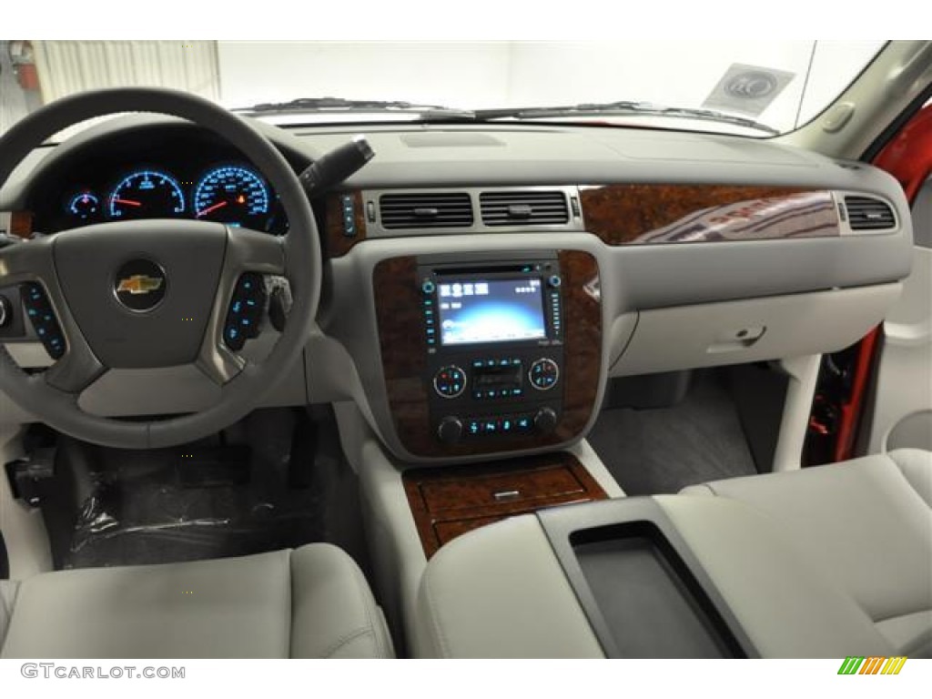 2012 Avalanche LTZ 4x4 - Victory Red / Dark Titanium/Light Titanium photo #15