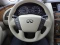 Wheat 2012 Infiniti QX 56 Steering Wheel