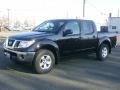 2009 Super Black Nissan Frontier SE Crew Cab 4x4  photo #5