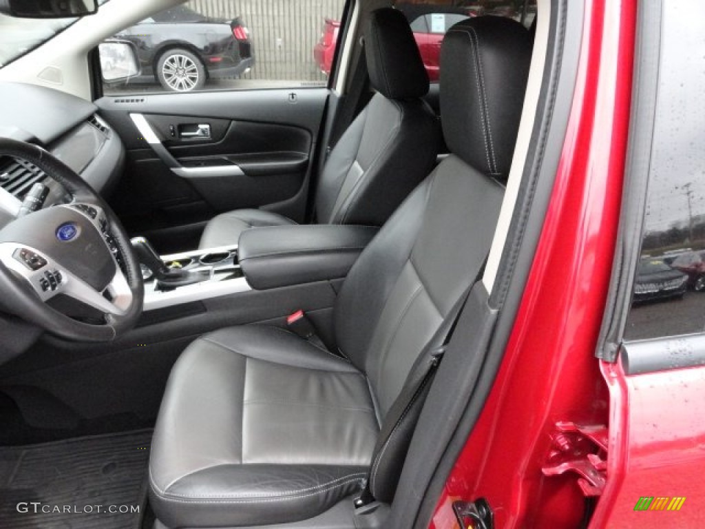 Charcoal Black/Silver Smoke Metallic Interior 2011 Ford Edge Sport AWD Photo #59653502