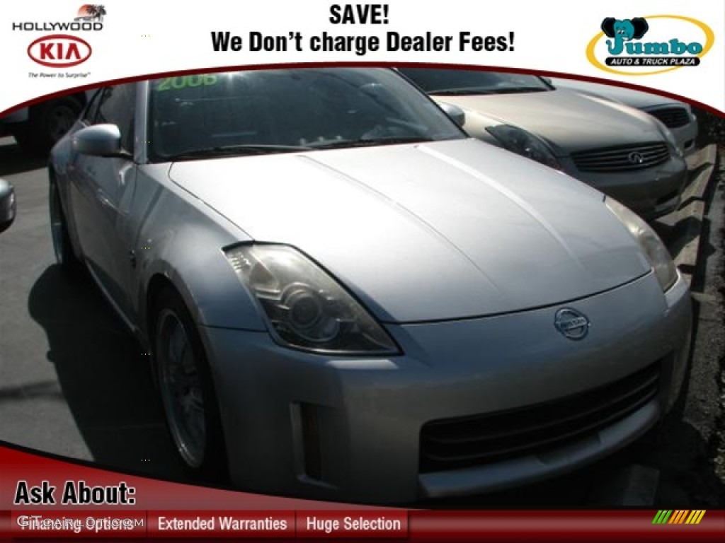 Silver Alloy Metallic Nissan 350Z