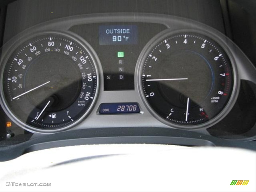 2009 Lexus IS 250 Gauges Photo #59654321