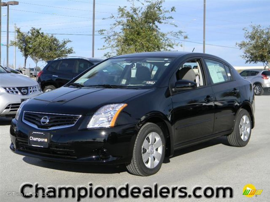 2012 Sentra 2.0 - Super Black / Charcoal photo #1