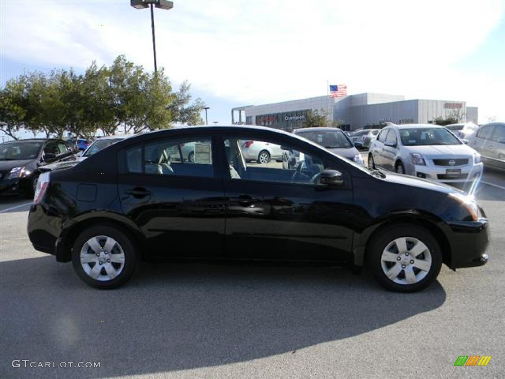 2012 Sentra 2.0 - Super Black / Charcoal photo #3