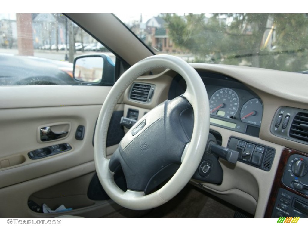 1999 Volvo C70 LT Convertible Beige Steering Wheel Photo #59654530