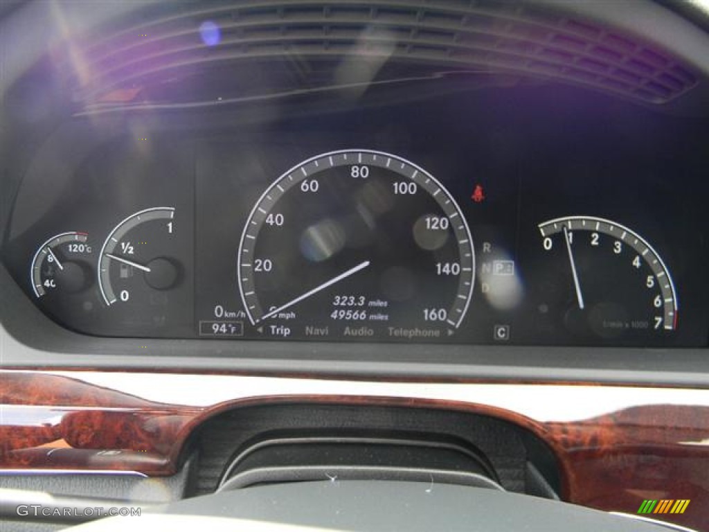 2009 Mercedes-Benz S 550 Sedan Gauges Photo #59656172
