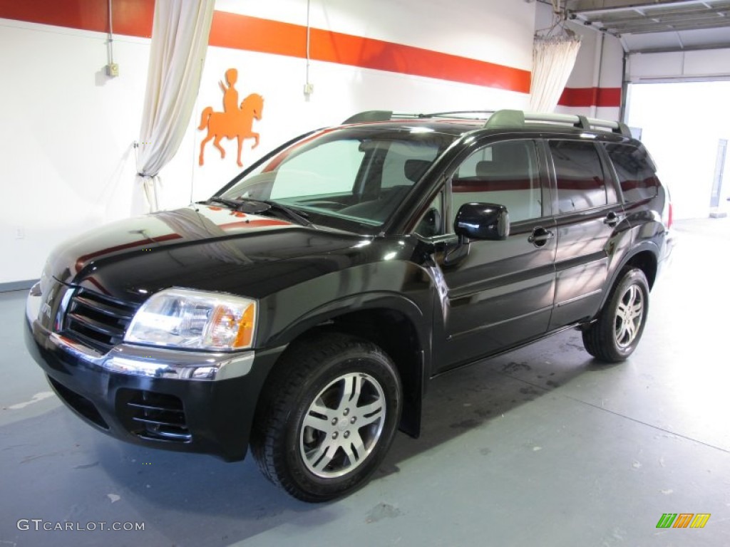 2004 Endeavor XLS - Kalapana Black / Charcoal Gray photo #1