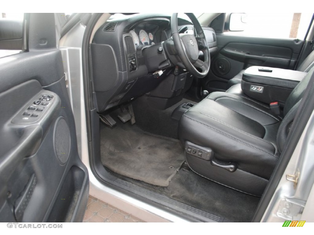 Dark Slate Gray Interior 2004 Dodge Ram 3500 SLT Quad Cab 4x4 Dually Photo #59656985