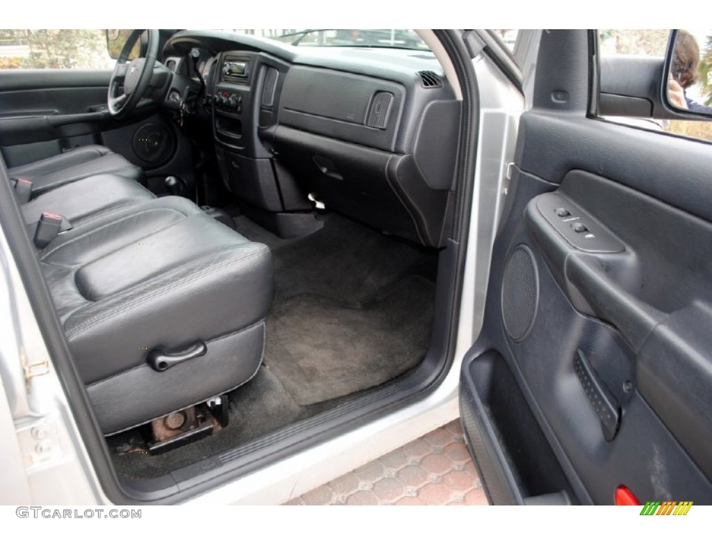 Dark Slate Gray Interior 2004 Dodge Ram 3500 SLT Quad Cab 4x4 Dually Photo #59656994