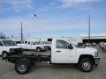 2012 Summit White Chevrolet Silverado 3500HD WT Regular Cab Dually Chassis  photo #4