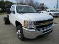 2012 Summit White Chevrolet Silverado 3500HD WT Regular Cab Dually  photo #3