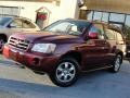 Sundown Red Pearl 2004 Toyota Highlander V6 4WD