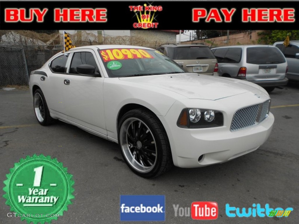 2008 Charger SE - Cool Vanilla Clear Coat / Dark/Light Slate Gray photo #1