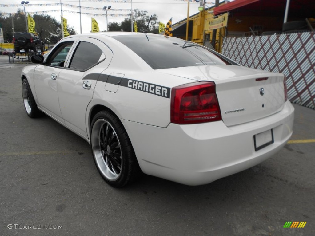 2008 Charger SE - Cool Vanilla Clear Coat / Dark/Light Slate Gray photo #7