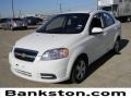2010 Summit White Chevrolet Aveo LT Sedan  photo #1