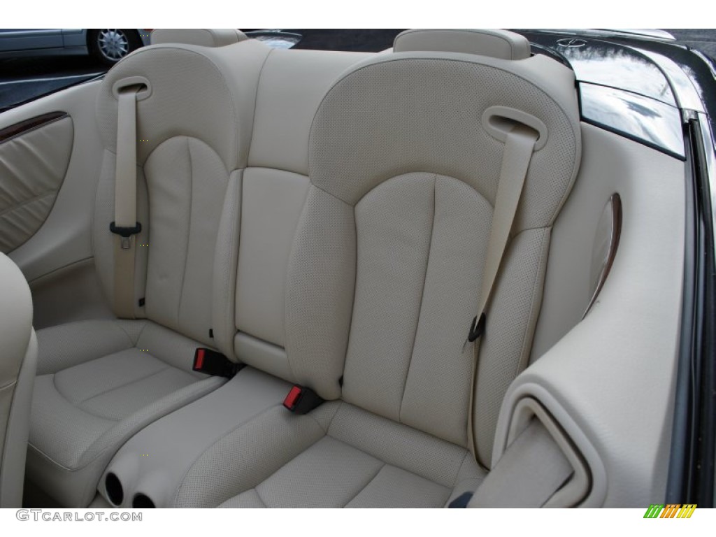 Stone Interior 2009 Mercedes-Benz CLK 550 Cabriolet Photo #59661137