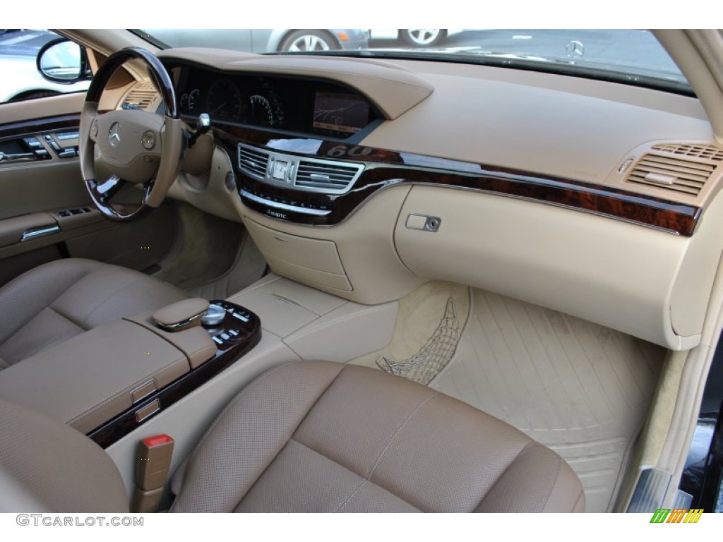 2009 Mercedes-Benz S 550 4Matic Sedan Savanna/Cashmere Dashboard Photo #59661253