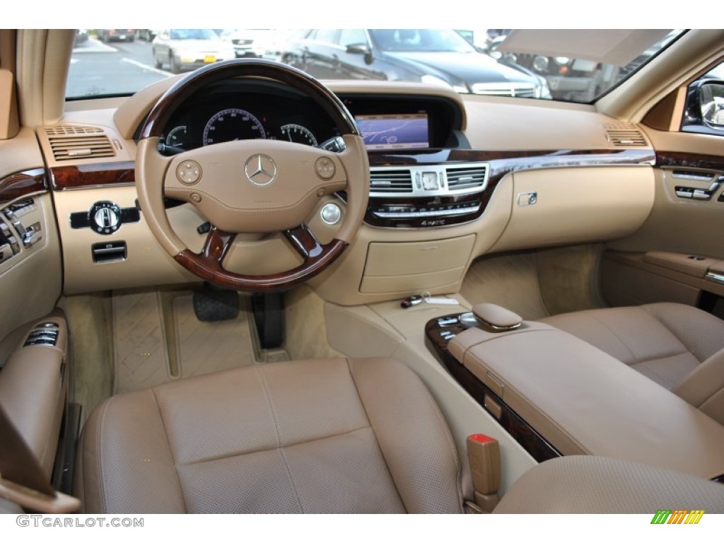Savanna/Cashmere Interior 2009 Mercedes-Benz S 550 4Matic Sedan Photo #59661311
