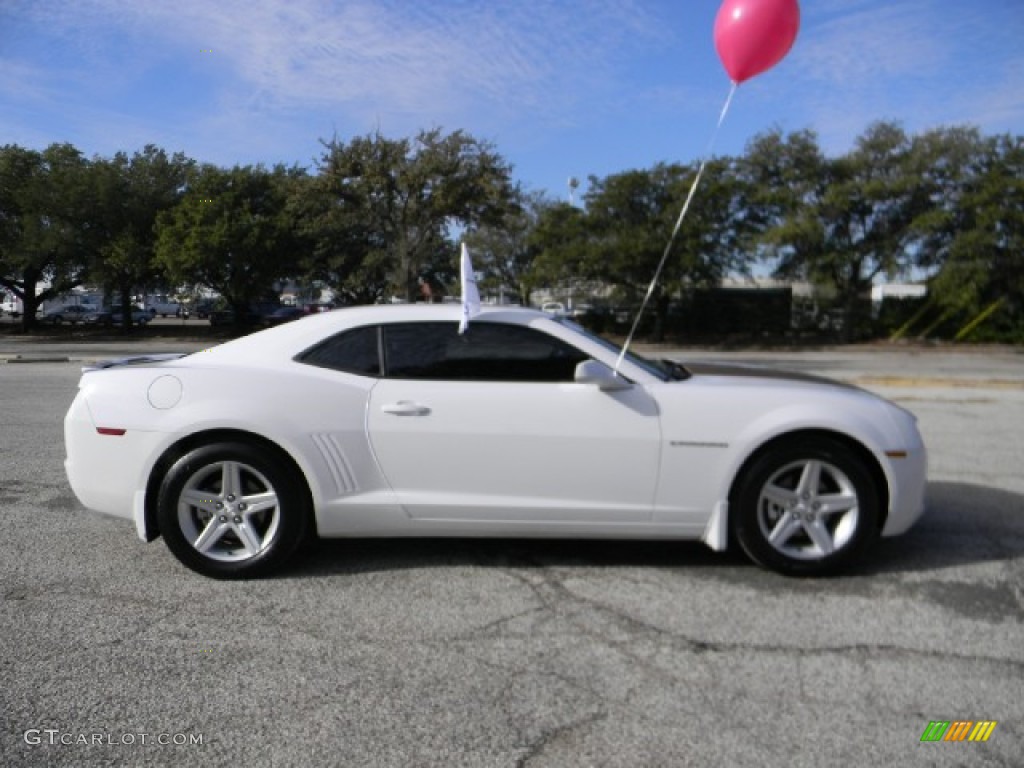 2010 Camaro LT Coupe - Summit White / Gray photo #3