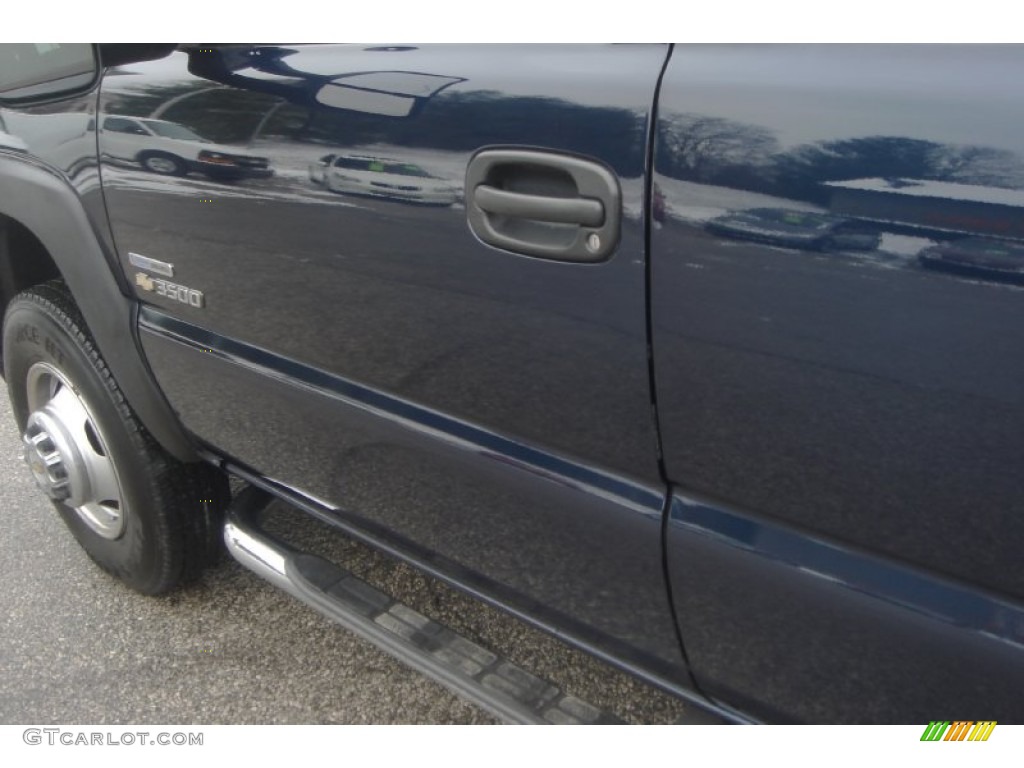 2006 Silverado 3500 LT Crew Cab 4x4 Dually - Dark Blue Metallic / Dark Charcoal photo #13