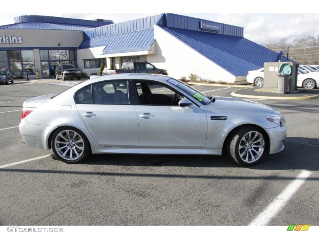 2006 M5  - Silverstone Silver Metallic / Black photo #4