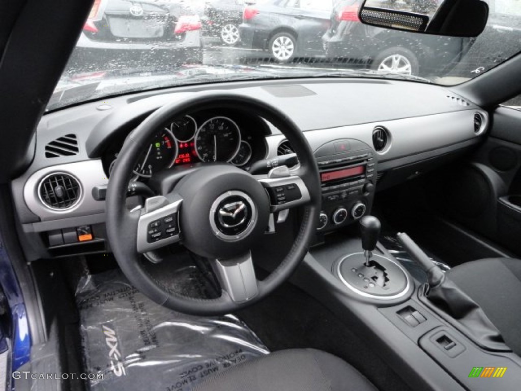 Black Interior 2009 Mazda MX-5 Miata Sport Roadster Photo #59662815